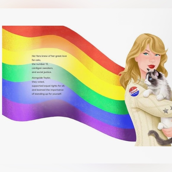 Kids Taylor Swift Dress. Size 3X 7-8 toddler and Taylor’s Wildest Dreams book! - Picture 10 of 10